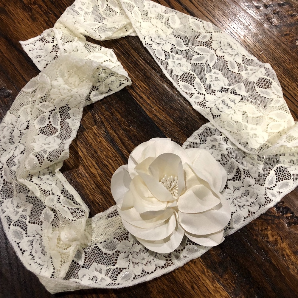 Dollcake Flower and Lace Headband